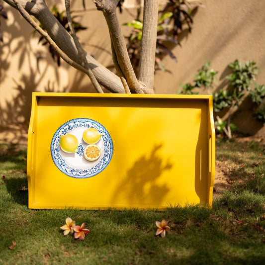 Citrus Delight Tray | Bela hand-painted by Bela