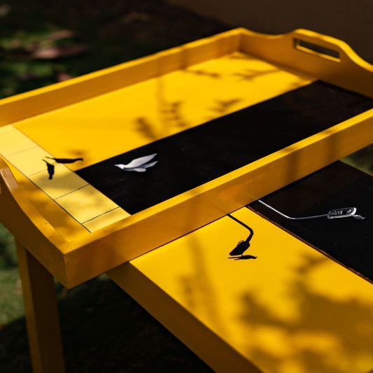 Dove Elegance Table | Bela hand-painted by Bela