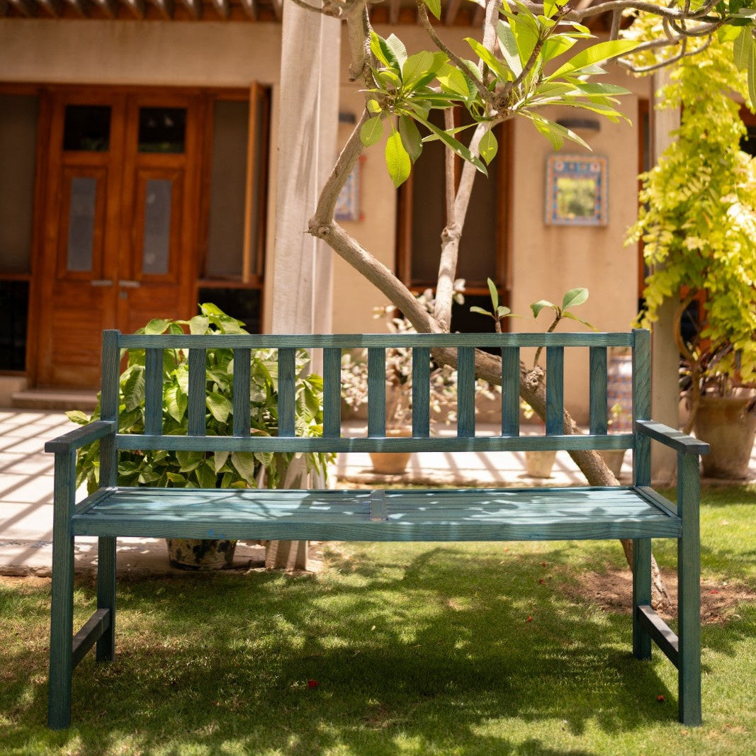 Blueoak Frame Bench | Bela hand-painted by Bela