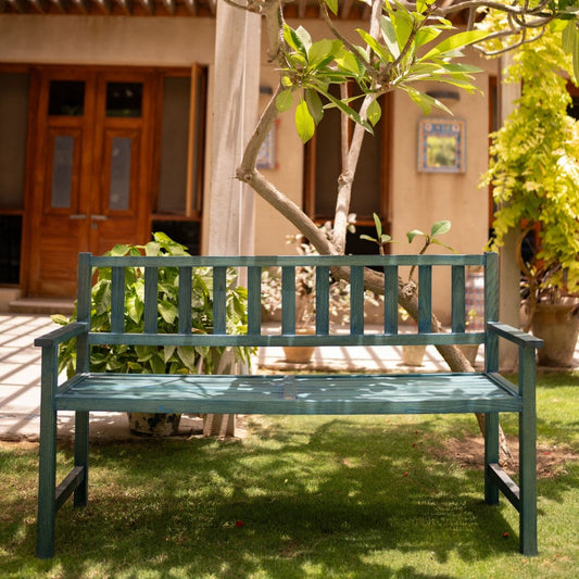Blueoak Frame Bench | Bela hand-painted by Bela