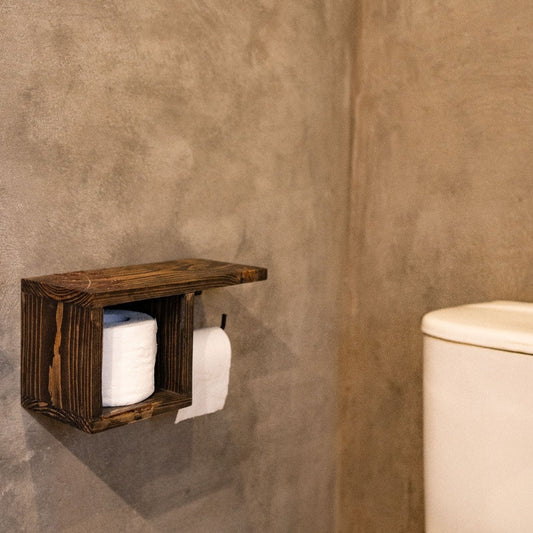 TimberRest Toilet Roll Holder | Bela hand-painted by Bela